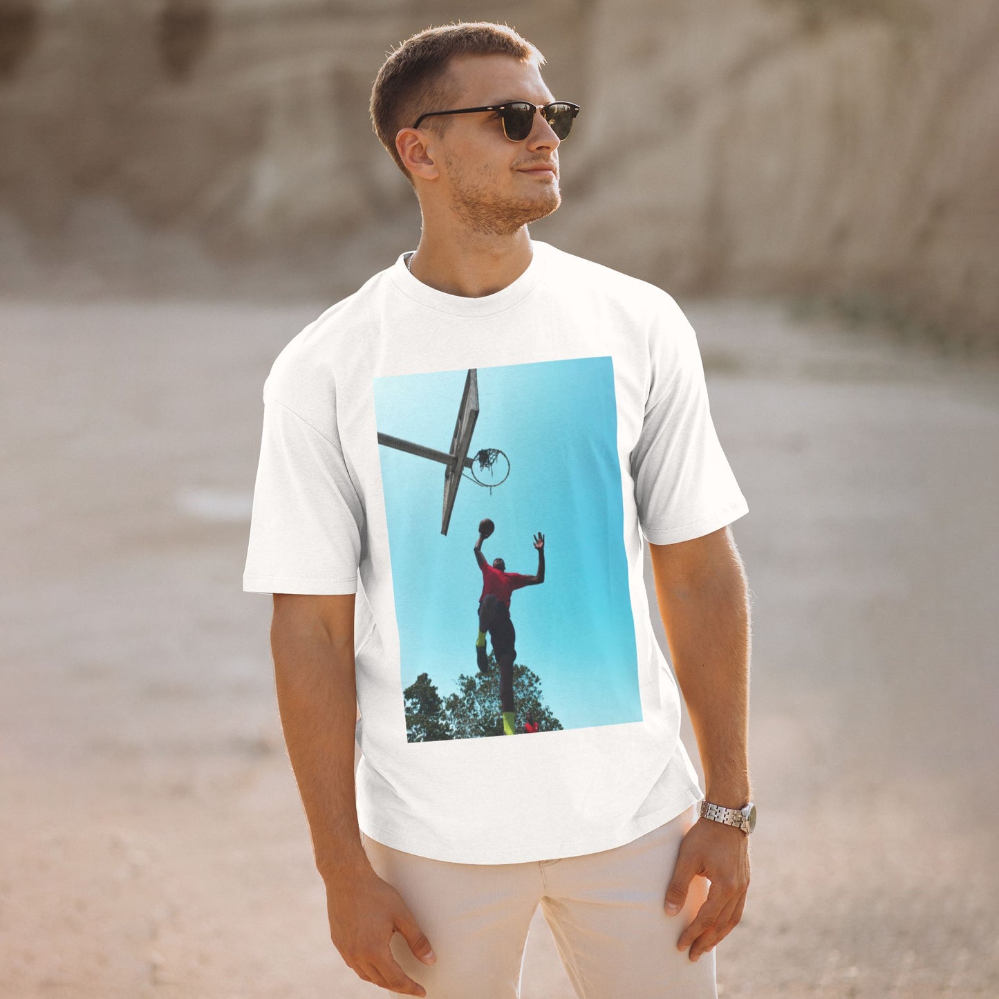 180g men's cotton round neck short sleeve T-shirt - Front Custom