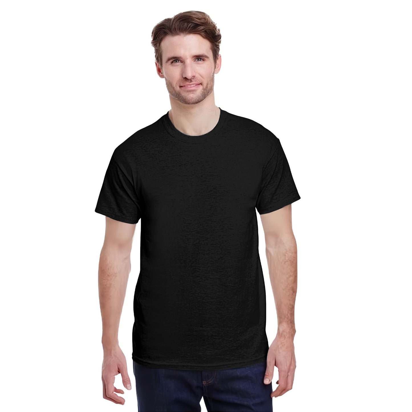 220g Men's Round Neck Short Sleeve Quick Dry T-Shirt - Back Custom