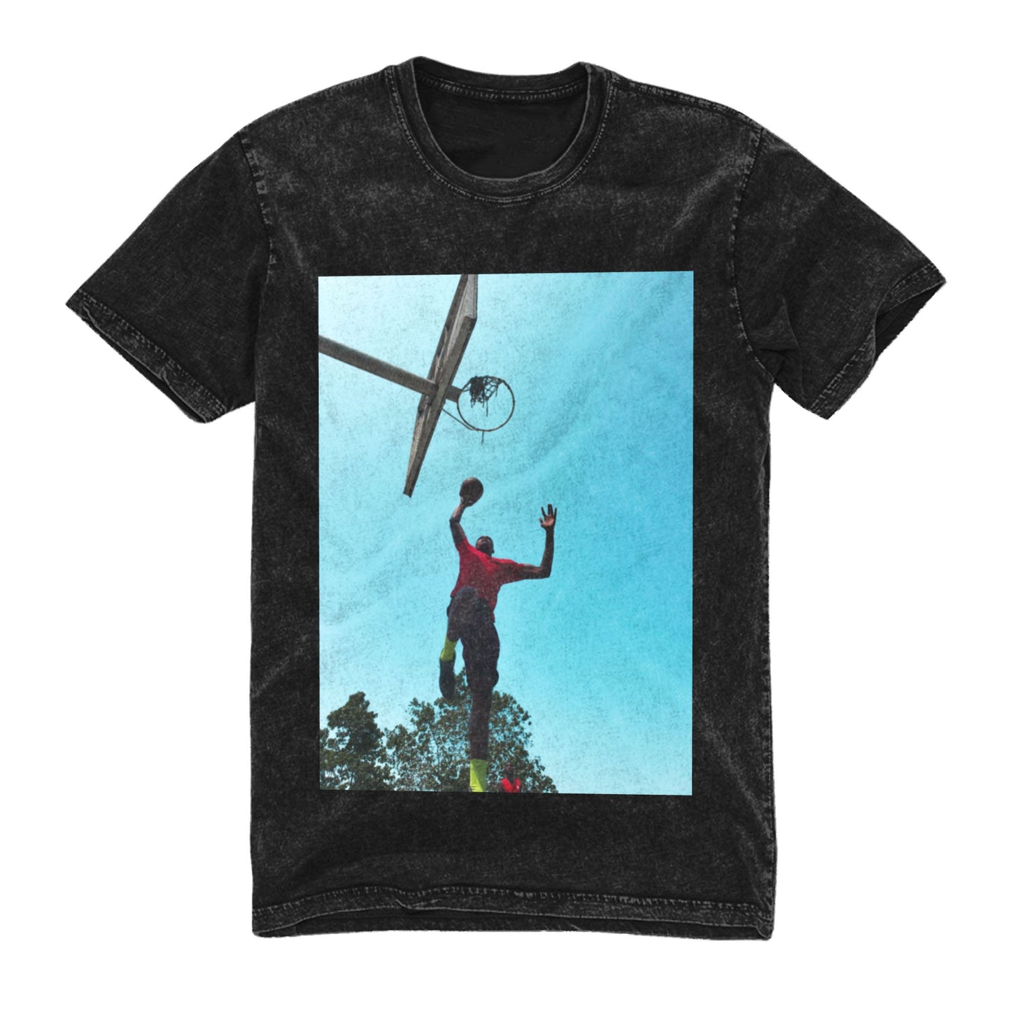 230g Vintage Cotton Washed Short Sleeve Slim Fit T-Shirt - Front Custom